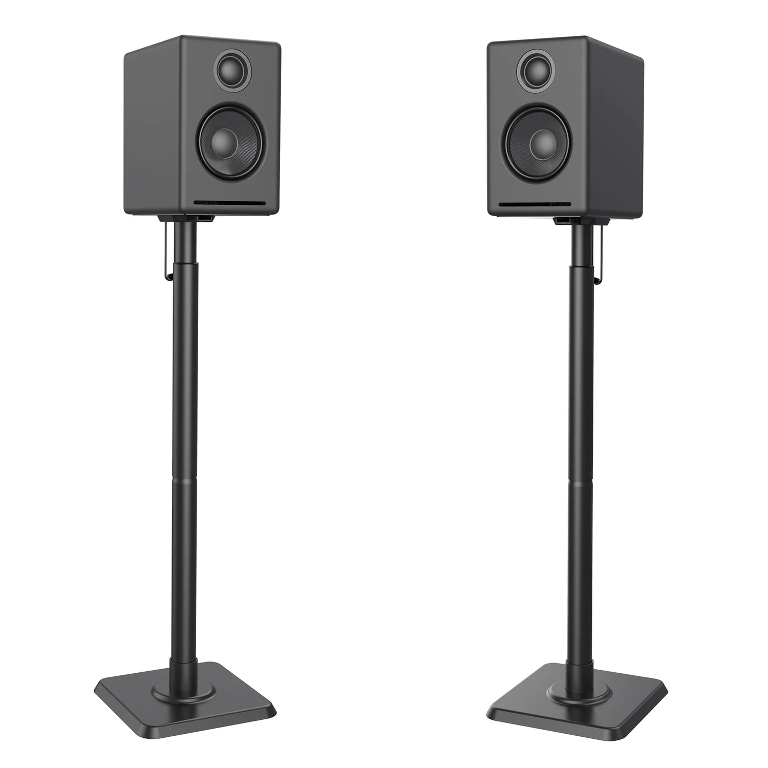 Speaker Stand Height Adjustable for Satellite & Bookshelf Speaker(Only Speaker Stand Pair) - 11LBS Capacity