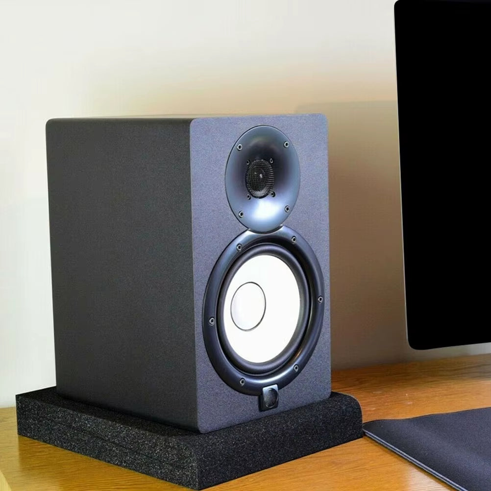 High-Density Speaker Isolation Cushion Sponge Pad Vibration Absorption Soundproof Mat for Studio Equipment Stand Accessory